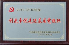 2010-2012年度創(chuàng  )優(yōu)爭先先進(jìn)基層黨組織